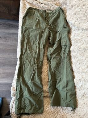 Ladies Olive Green Cargo Pants